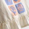 1,5-8 jaar | geborduurde set bestaande uit top met peplum en broeken