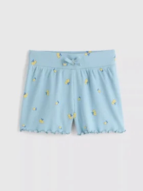 1,5-8 jaar | geribde Shorts met gekartelde rand