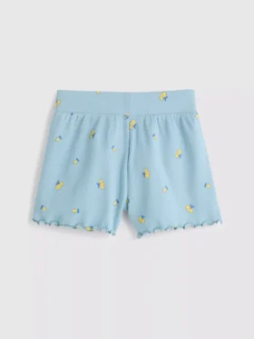 1,5-8 jaar | geribde Shorts met gekartelde rand