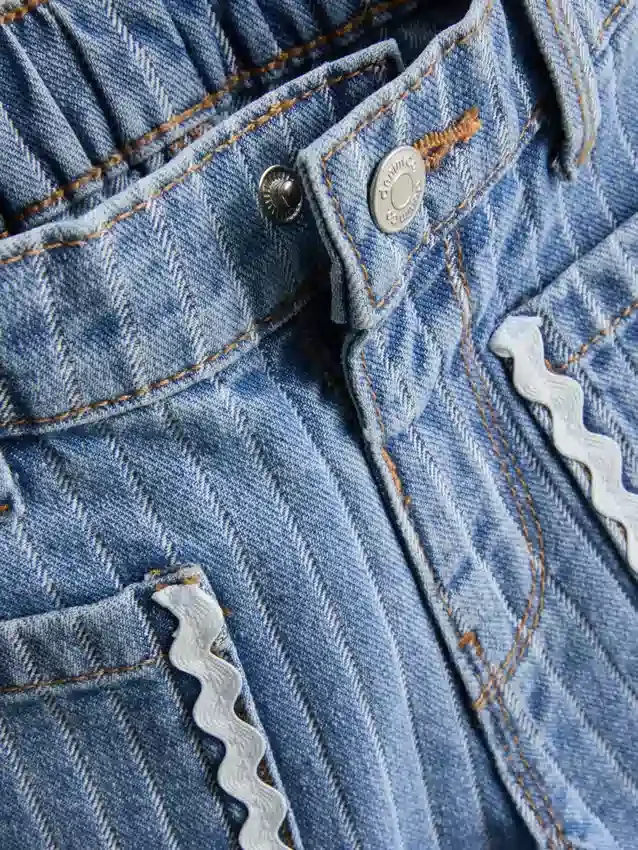 1,5-8 jaar | gestreepte ric-rac-Jeans