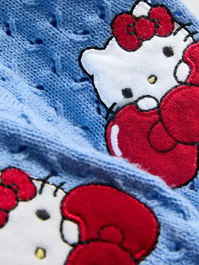 1,5-8 jaar | Hello Kitty-vestje met kraag en korte mouwen