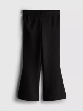 1,5-8 jaar | legging met uitlopende pijpen en ottoman-textuur