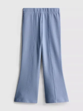 1,5-8 jaar | legging met uitlopende pijpen en ottoman-textuur