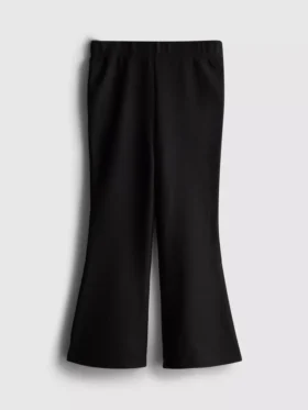 1,5-8 jaar | legging met uitlopende pijpen en ottoman-textuur
