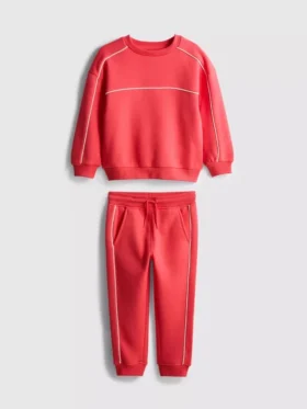 1,5-8 jaar | Set bestaande uit sweatshirt en joggingbroeken met omgeslagen pijpen