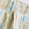 1,5-8 jaar | set met bedrukt overhemd en shorts met textuur