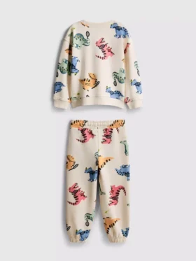 1,5-8 jaar | Set met sweatshirt en joggingbroek met dinosaurusprint