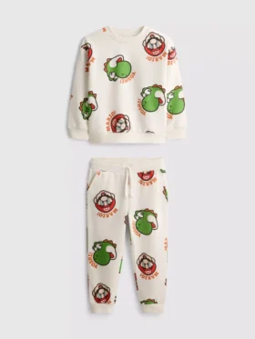 1,5-8 jaar | Super Mario World-set met sweatshirt en Joggingbroeken