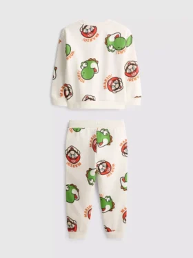 1,5-8 jaar | Super Mario World-set met sweatshirt en Joggingbroeken