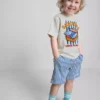 1,5-8 jaar | T-shirt en Shorts met sardine-print