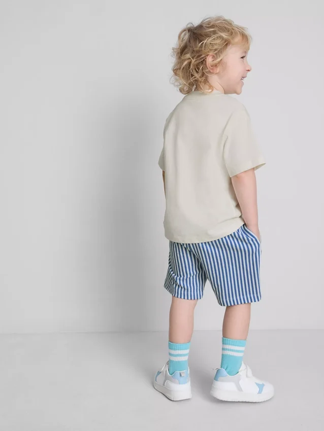 1,5-8 jaar | T-shirt en Shorts met sardine-print