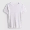 1,5-8 jaar | T-shirt met geribde lettuce-rand