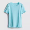 1,5-8 jaar | T-shirt met geribde lettuce-rand