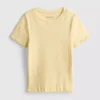 1,5-8 jaar | T-shirt met geribde lettuce-rand