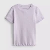 1,5-8 jaar | T-shirt met geribde lettuce-rand