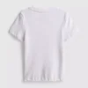 1,5-8 jaar | T-shirt met geribde lettuce-rand