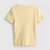 1,5-8 jaar | T-shirt met geribde lettuce-rand