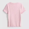 1,5-8 jaar | T-shirt met geribde lettuce-rand