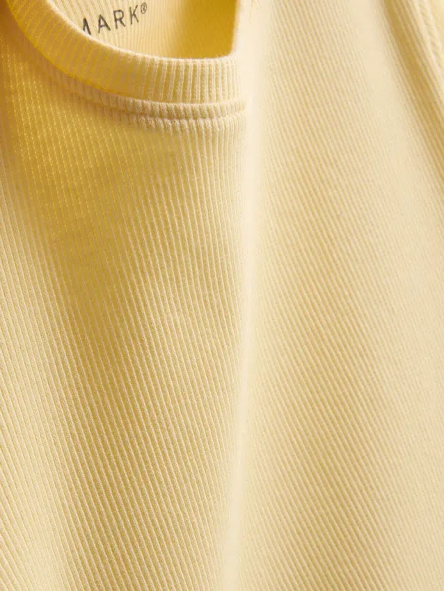1,5-8 jaar | T-shirt met geribde lettuce-rand
