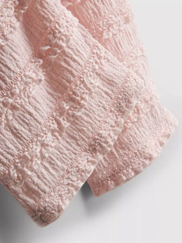 1,5-9 jaar | broek met ruches en gekreukelde textuur