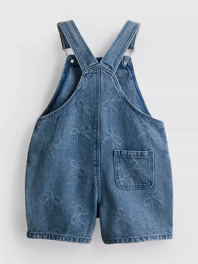 1,5-9 jaar | denim overall met strik