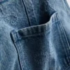1,5-9 jaar | denim overall met strik