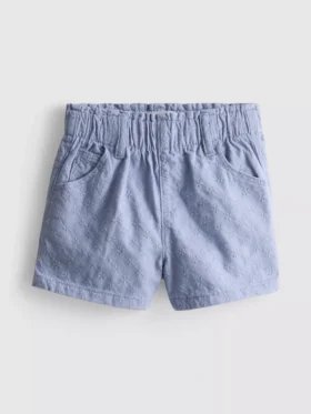 1,5-9 jaar | denimshort met paperbag-pasvorm