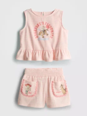 1,5-9 jaar | Disney Pixars Toy Story-set met peplumtop en Shorts