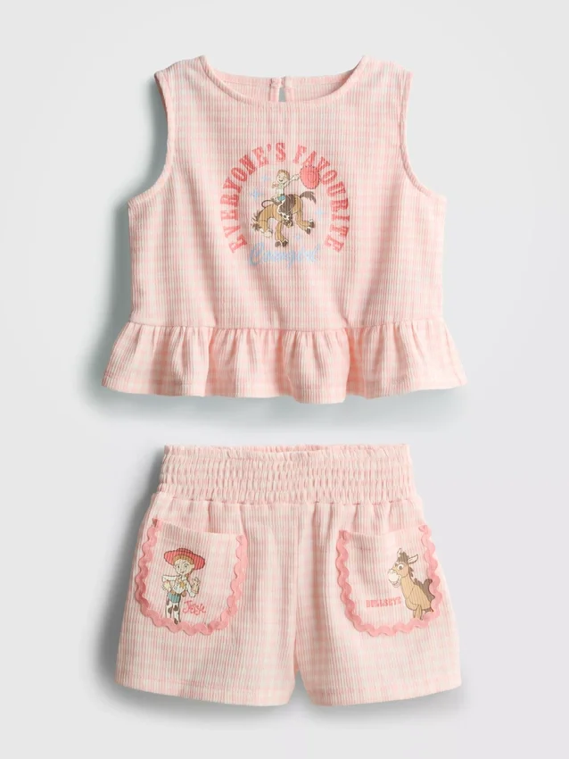 1,5-9 jaar | Disney Pixars Toy Story-set met peplumtop en Shorts
