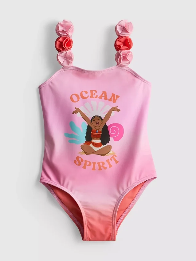 1,5-9 jaar | Disney's Moana-zwempak met ruches