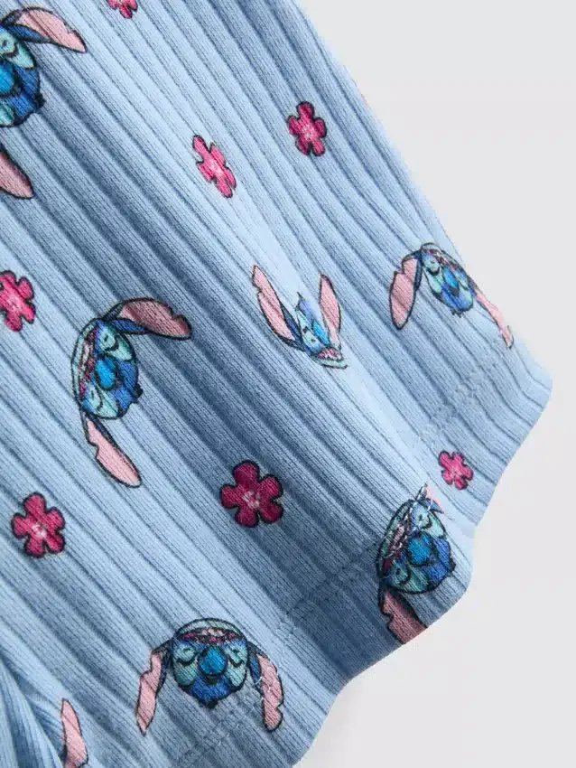 1,5-9 jaar | Disney's Stitch geribbelde romper