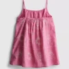 1,5-9 jaar | geborduurde cami-jurk van chambray