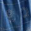 1,5-9 jaar | geborduurde cami-jurk van chambray