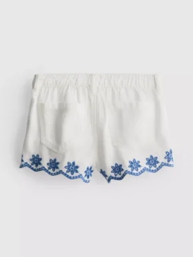 1,5-9 jaar | geborduurde denimshort