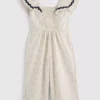 1,5-9 jaar | gestreepte jumpsuit met ric-rac