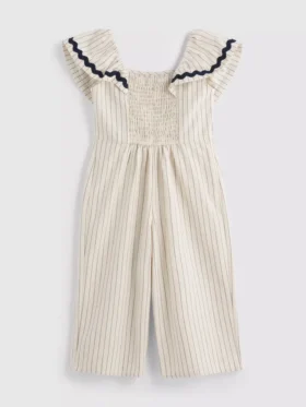 1,5-9 jaar | gestreepte jumpsuit met ric-rac