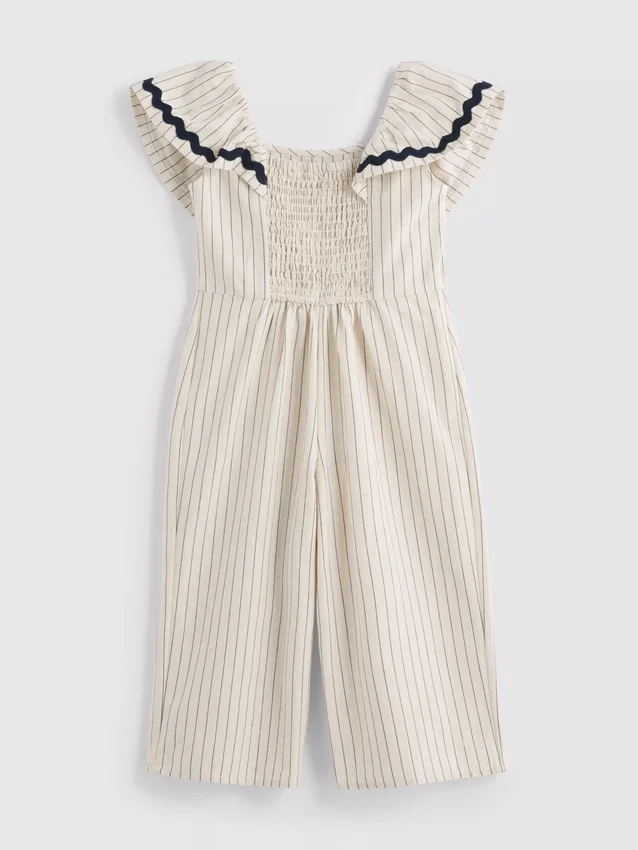 1,5-9 jaar | gestreepte jumpsuit met ric-rac