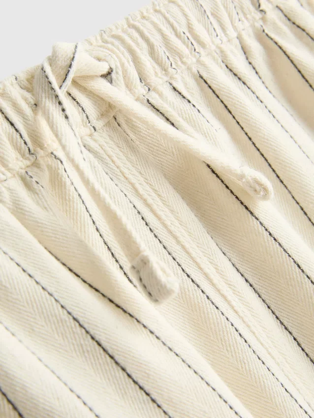 1,5-9 jaar | Jeans met brede pijpen en krijtstreep