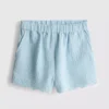 1,5-9 jaar | korte Shorts met geschulpte rand met oogjes