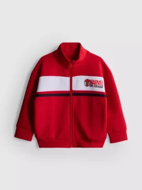 1,5-9 jaar | Marvel Spider-Man sweatshirt met ritssluiting en trechterhals