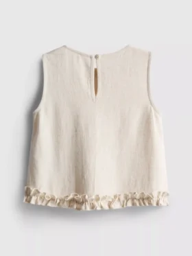 1,5-9 jaar | mouwloze blouse met ruches