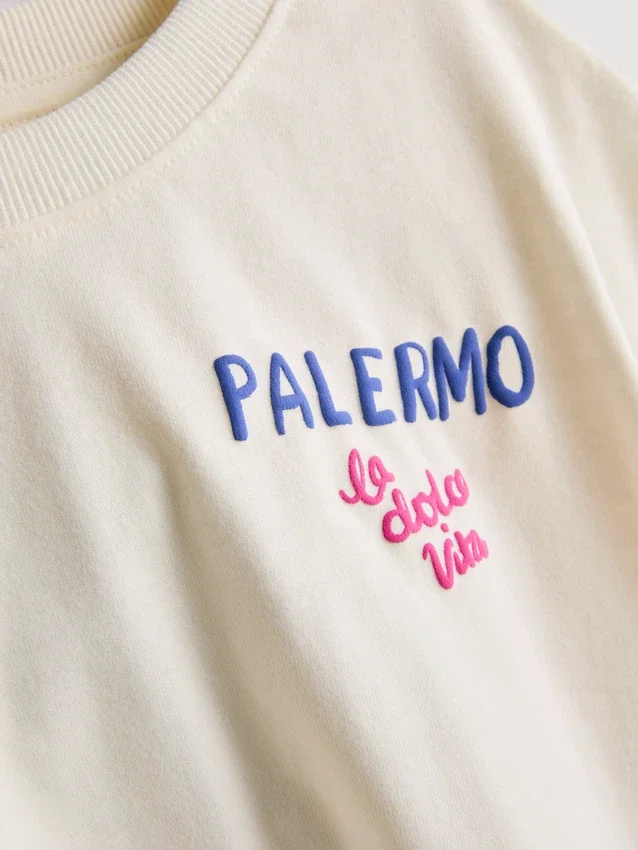 1,5-9 jaar | Palermo T-shirt met grafische print en boxy pasvorm
