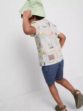 1,5-9 jaar | Set met bedrukt T-shirt en Shorts