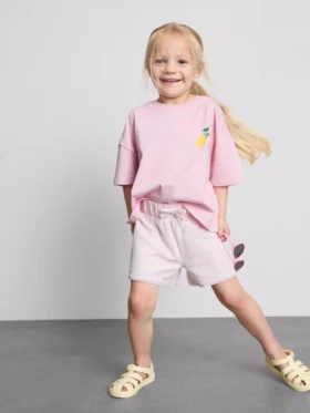 1,5-9 jaar | Set met boxy T-shirt en Shorts