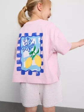 1,5-9 jaar | Set met boxy T-shirt en Shorts