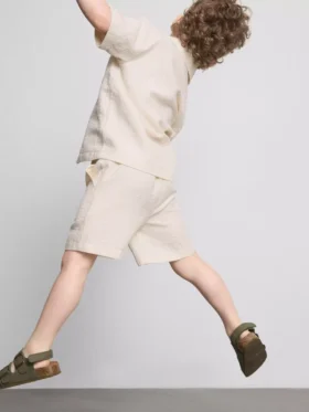 1,5-9 jaar | set met geborduurd overhemd en Shorts