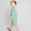 1,5-9 jaar | Set met gestreept overhemd en Shorts