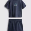 1,5-9 jaar | Set met T-shirt en shorts met tropische print