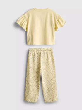 1,5-9 jaar | set met T-shirt met ruches en broeken