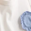 1,5-9 jaar | set met T-shirt met ruches en broeken